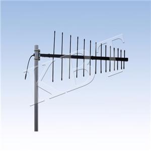 Dual-polarized directional panel antenna with N-female connectors, white ABS radome, compact form factor for outdoor 5 GHz wireless deployment.