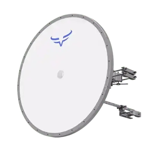 Wideband 6 GHz Backhaul 900 mm (3 ft) Deep Dish Antenna