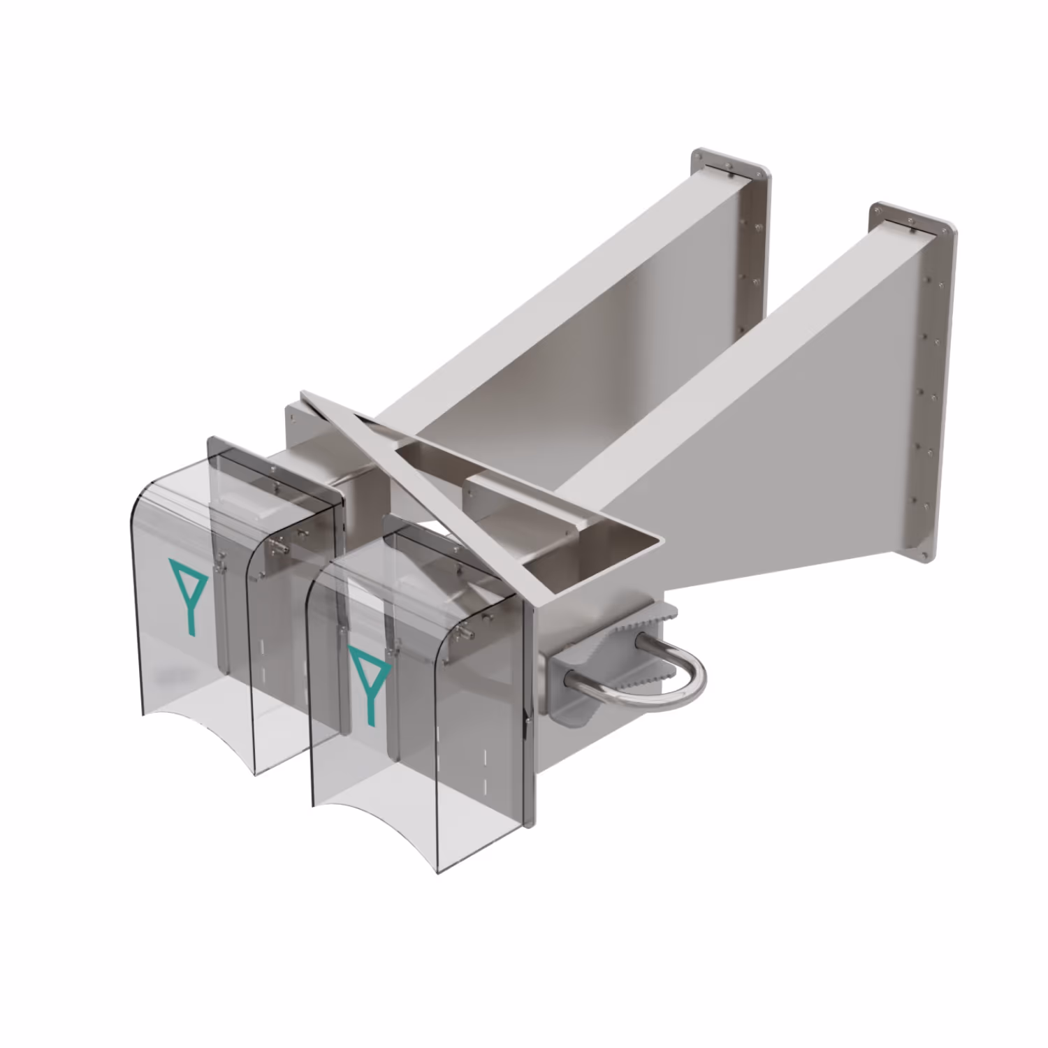 Double Asymmetrical 60° Horn 4x4